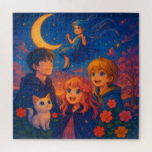 "Starlit Dreams - Moonlight Fantasy Puzzle" Puzzle