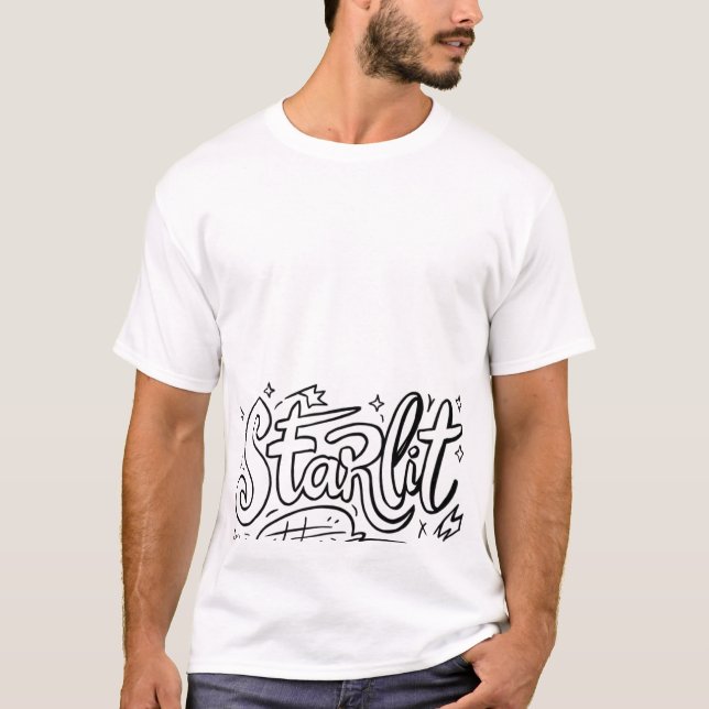 Starlit Guidance Men's Basic T - Shirt 💫 👕 (Vorderseite)