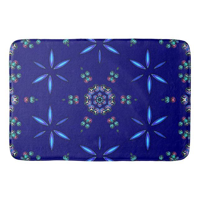 Starlit Kaleidoskop Badematte (Vorderseite)