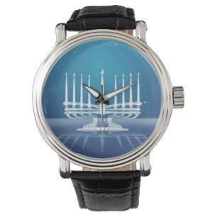 Starlit Menorah II Armbanduhr