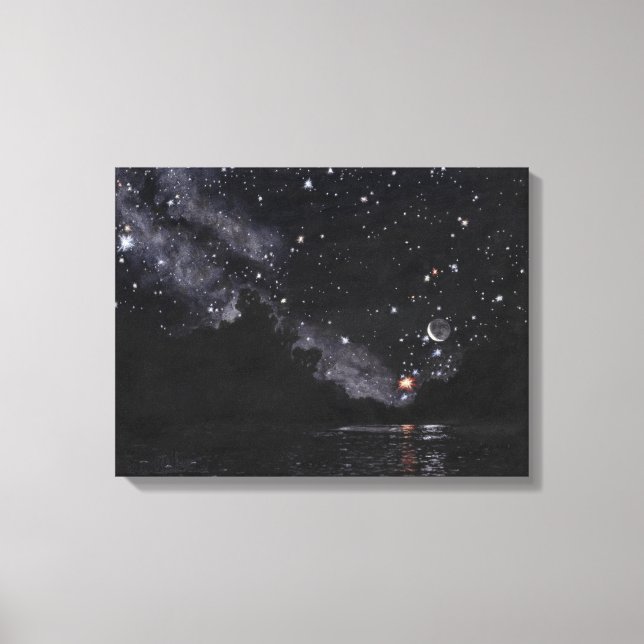 Starlit River Wartegebiet Scorpio: Leinwand nicht  (Vorderseite)