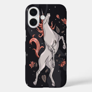 Starlit Unicorn - Mystical Night Fantasy iPhone 16 Hülle