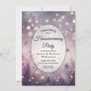Starlit Verzauberung im Party Bloom Housewarming Einladung