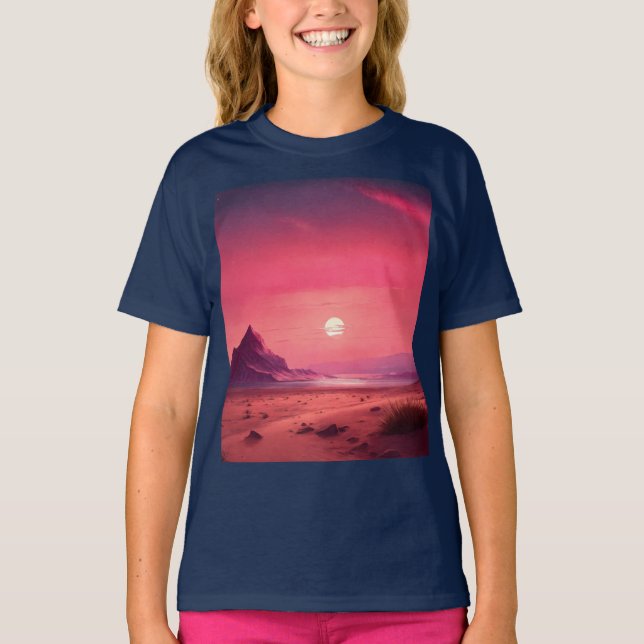 Starlit Wüste Träume Kinder T - Shirt (Vorderseite)
