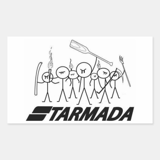 Starmada Rechteckiger Aufkleber (Vorderseite)