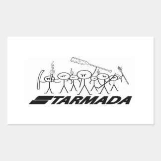 Starmada Rechteckiger Aufkleber