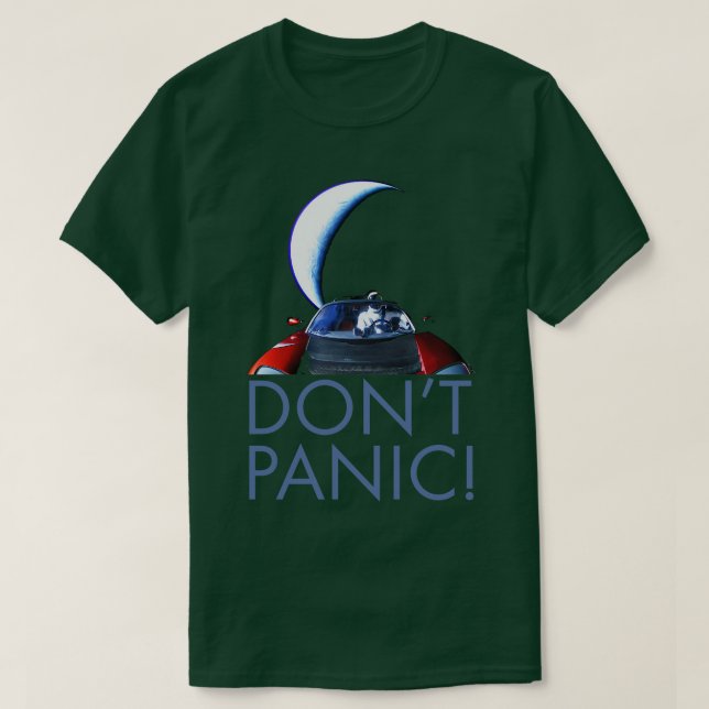 Starman Dont Panic T-Shirt (Design vorne)