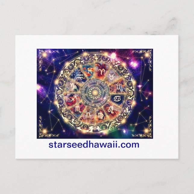 Starmap, starseedhawaii.com postkarte (Vorderseite)