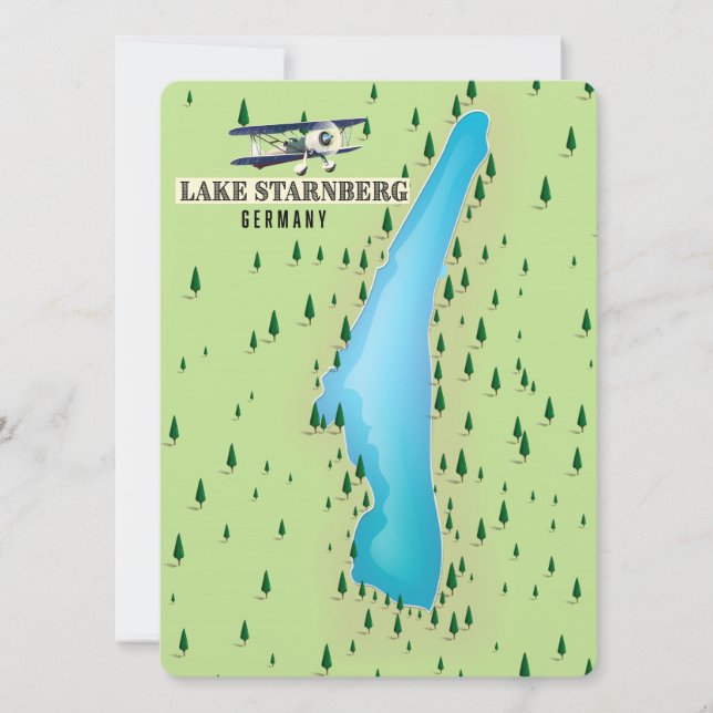 Starnberg - Vintages Styling-Poster. (Vorderseite)