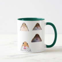 Starrer Hamster Lustiges Meme-Mug Memes Set