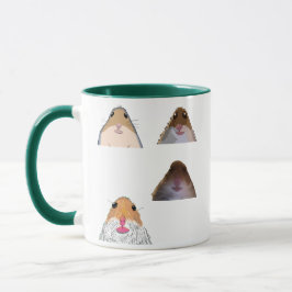 Starrer Hamster Lustiges Meme-Mug Memes Set Tasse