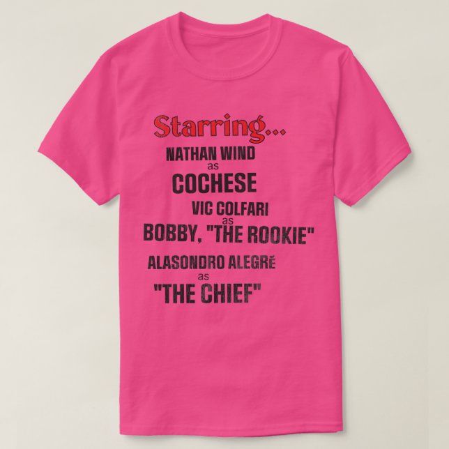 Starring Nathan Vic und Alasondro T-Shirt (Design vorne)