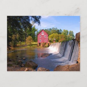 Starr's Mill Georgia Feiertagspostkarte