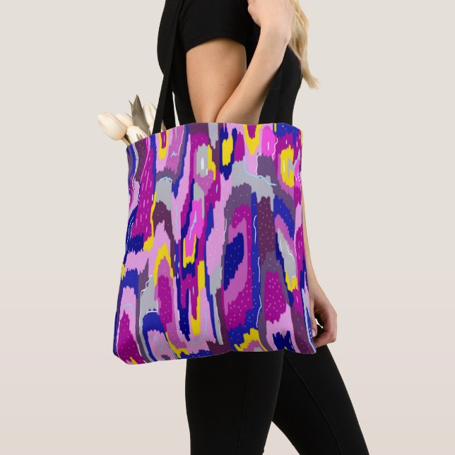 Starry Abstrakt in Purples und Blues (Von Nahem)