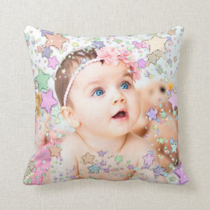 Starry Baby Foto Personalisiert Kissen