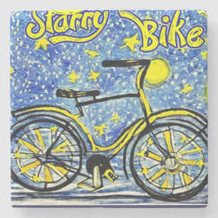 Starry Bike Steinuntersetzer