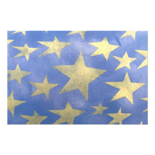Starry Blue and Gold Foto Erweiterung