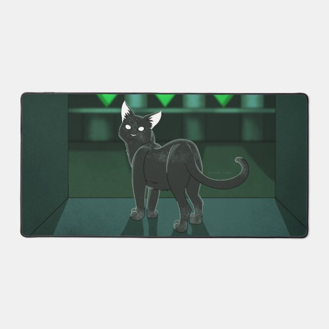 Starry Cat Schreibtischunterlage (Vorderseite)