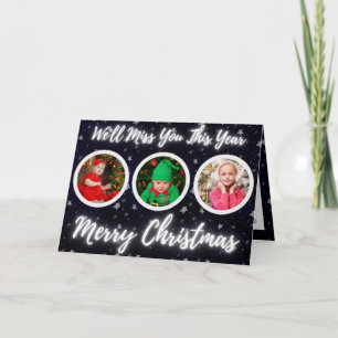 Starry Christmas Foto Karte