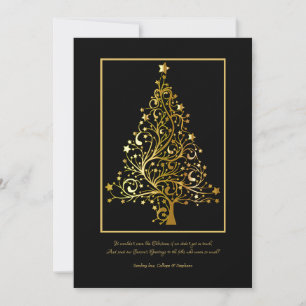 Starry Christmas Grußkarte Feiertagskarte