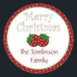 Starry Christmas Ornament Stickers<br><div class="desc">com</div>