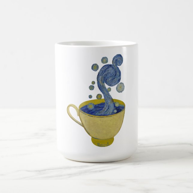 Starry Coffee, Starry Night - Vincent Van Gogh Two Kaffeetasse (Mittel)