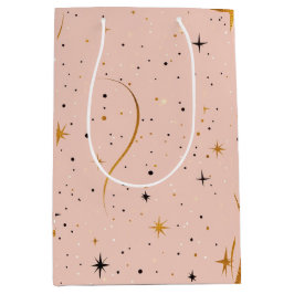 Starry Delight - Dekorative Papiertasche mit Star  Mittlere Geschenktüte