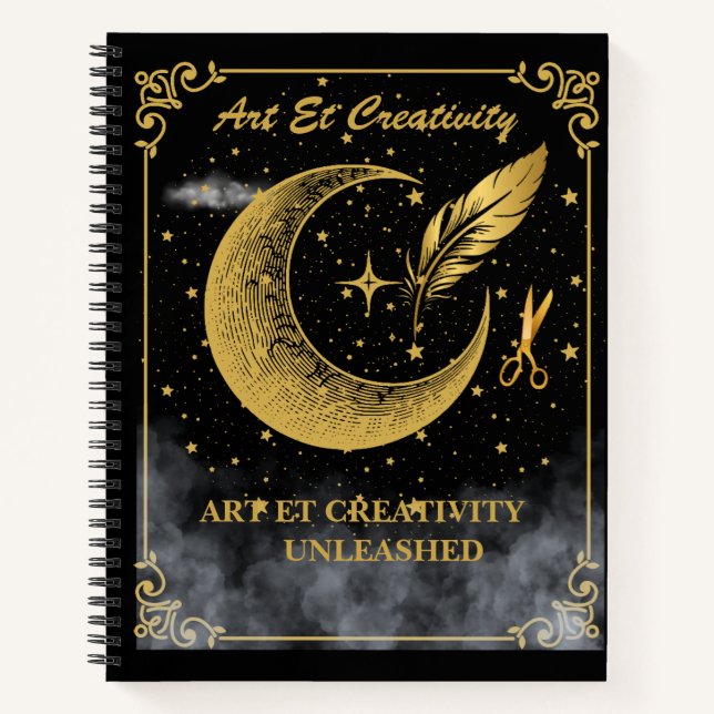 Starry Dreams Spiral Notebook Notizbuch (Vorderseite)