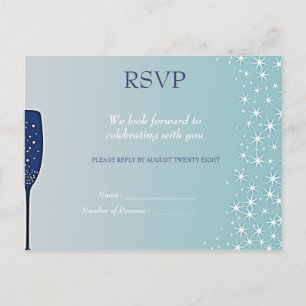 Starry Event - Hochzeitskollektion - UAWG Einladungspostkarte