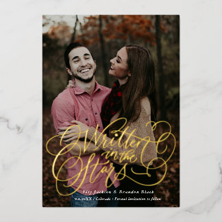 Starry-Eye Save the Date Folieneinladung