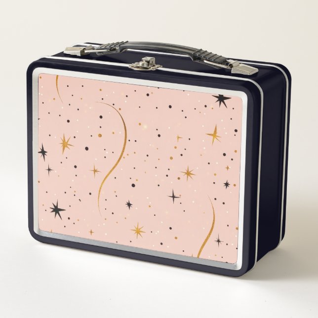 Starry Fest - Food Storage Box mit Star Design Metall Brotdose (Vorderseite)
