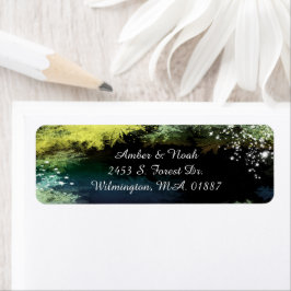 Starry Forest Wedding Rücksendeadresse