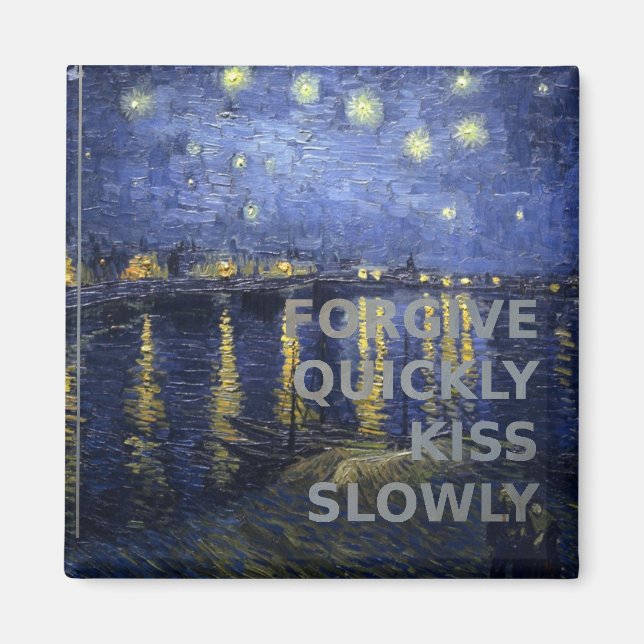 Starry ForGive Kiss Magnet (Vorne)