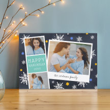 Starry Fotobooth | Hanukkah Foto Collage Card