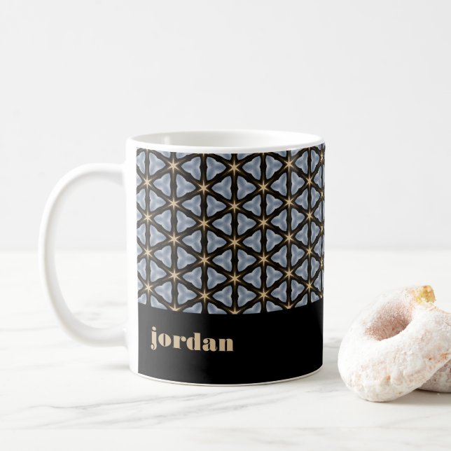 Starry Geometrie Tasse (Mit Donut)