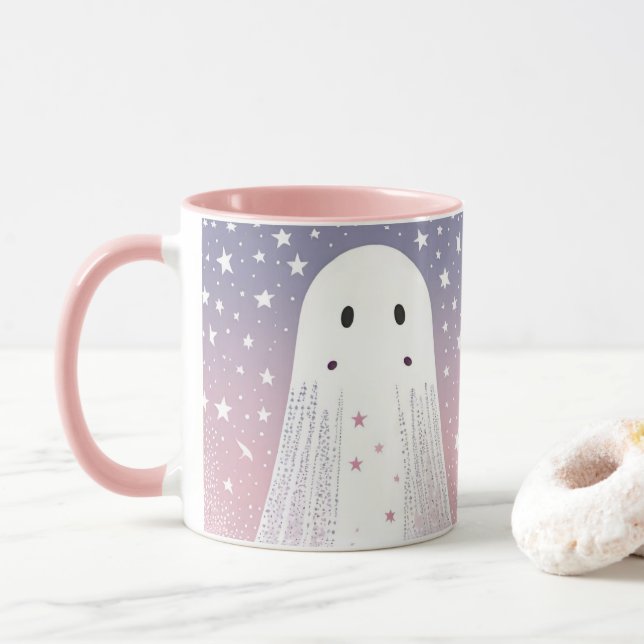 Starry Ghost Dream Tasse (Mit Donut)