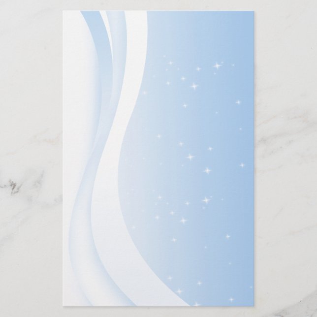 Starry Glide Briefpapier (Vorderseite)