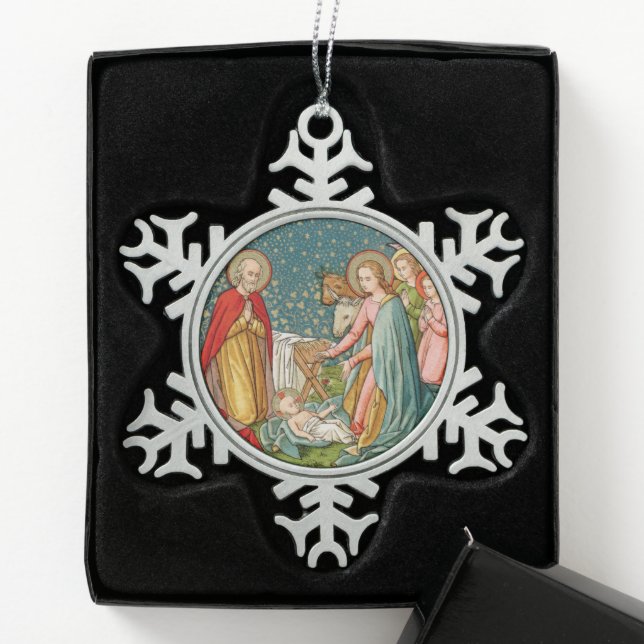 Starry Heavens (VVP 003) Schneeflocken Zinn-Ornament (Box)