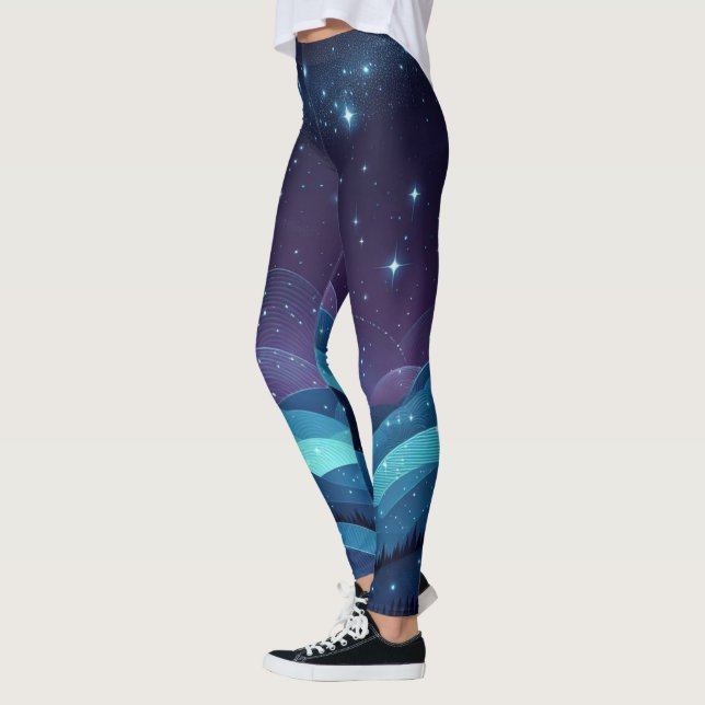 Starry Hills Night Leggings (Links)