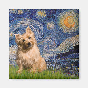 "Starry" in der Sternennacht Magnet