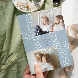 Starry Joy | Zwei Fotos Feiertagskarte