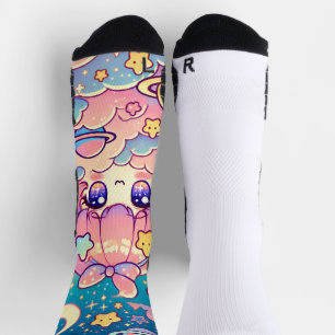 Starry Kawaii Night Socks Socken