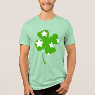 Starry Kleeblatt St. Patrick's Day Tri-Blend Shirt