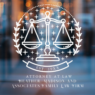 Starry Law Attorney Laurel Business Window Cloning Fensteraufkleber