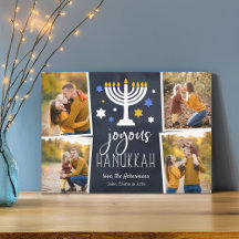 Starry Lights | Hanukkah Foto Collage Card