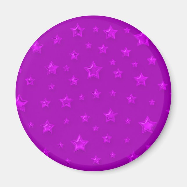 Starry Lila Magnet (Vorne)