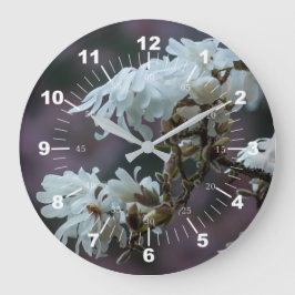 Starry Magnolia 5780 Große Wanduhr