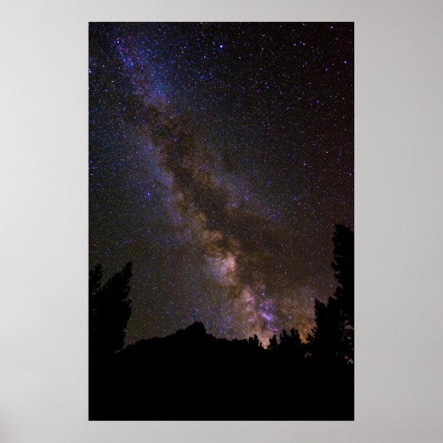Starry Milky way, Kalifornien Poster (Vorne)