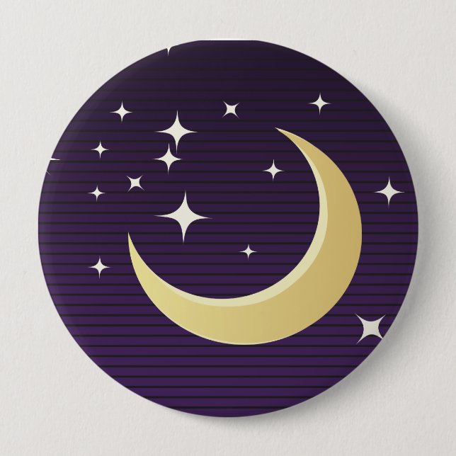 Starry Moon Button (Vorderseite)