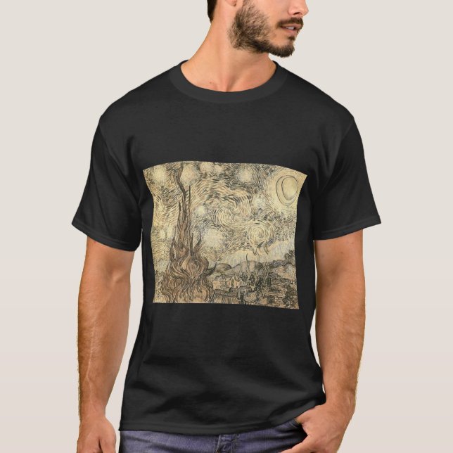 starry Nacht Van Gogh, die Van Gogh starry nig T-Shirt (Vorderseite)